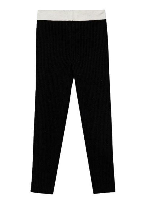 Black viscose leggings for girls ElISABETTA FRANCHI | EFPA301/SUNERO